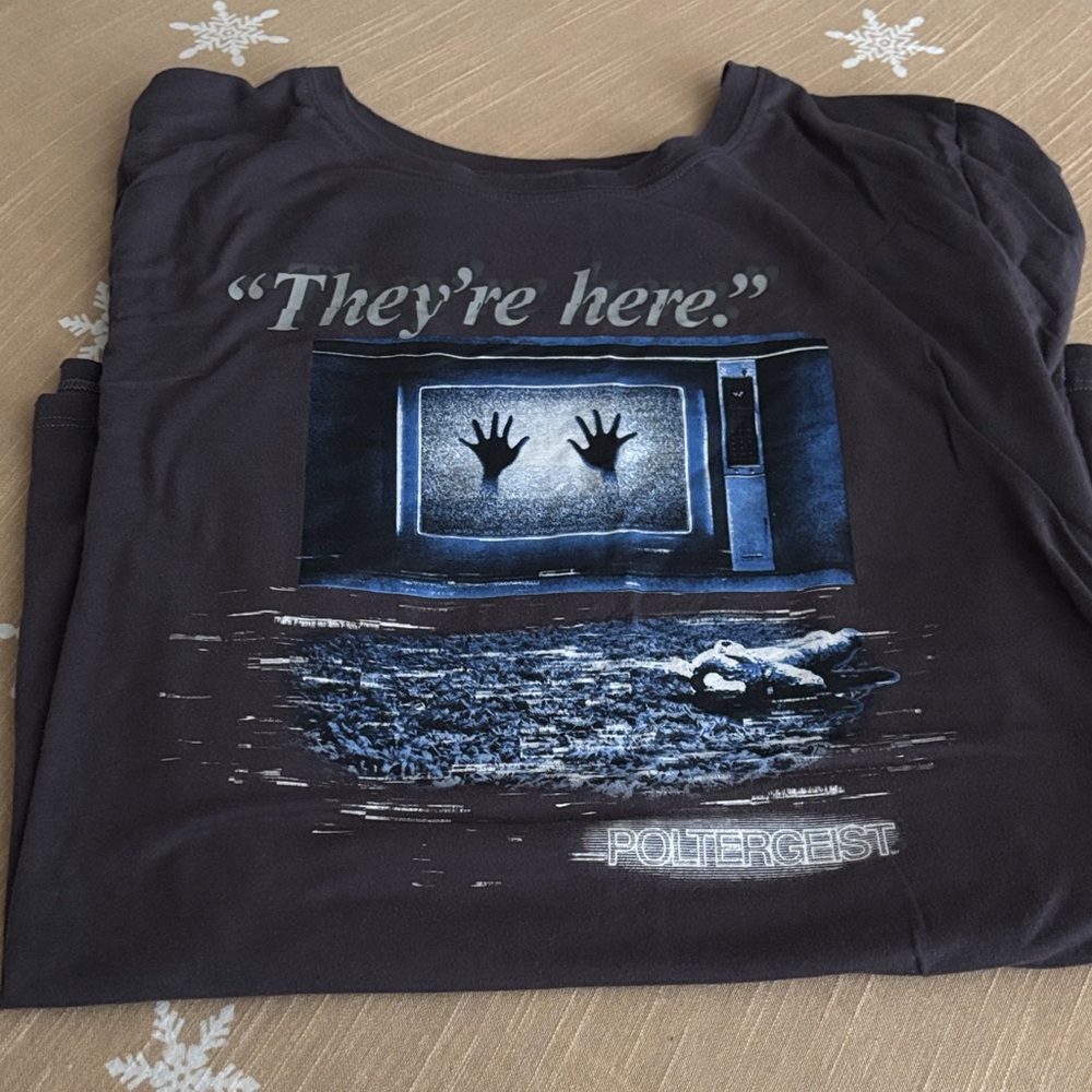 Torrid Dark Gray Poltergeist Graphic T-Shirt